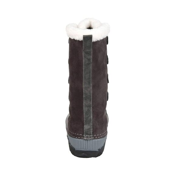 Journee Collection Womens Comfort Foam Blizzard Lace Up Winter Boot Grey Size 6M - Picture 6 of 8